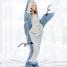 Ladda upp bild till gallerivisning, Shark pyjamas i ett stycke
