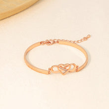 Ladda upp bild till gallerivisning, Kom alltid ihåg att jag älskar dig mamma Forever Love Hjärt Armband
