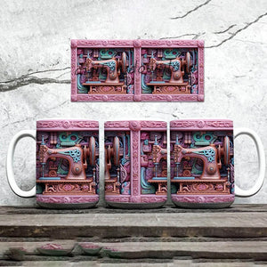 🍵3D symaskin tryckt vattenkopp