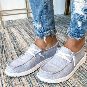 Sneakers i canvas för kvinnor