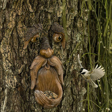 Ladda upp bild till gallerivisning, Old Man Träd Face Art Dekoration-Funny Bird
