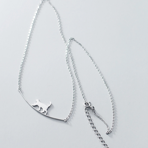 Cute walking cat halsband