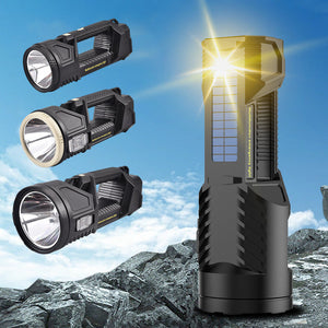 Stark utomhus multifunktions LED-ficklampa
