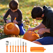 Ladda upp bild till gallerivisning, 8 st Pumpa Carving Kit | Rostfritt Stål
