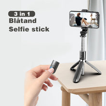 Ladda upp bild till gallerivisning, 3 i 1 Bluetooth Selfie Stick
