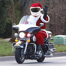 Ladda upp bild till gallerivisning, Jultomten Motorcykelhjälmskydd
