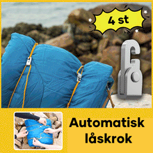 Ladda upp bild till gallerivisning, Automatisk Tältlåskroka (4st/Pak)

