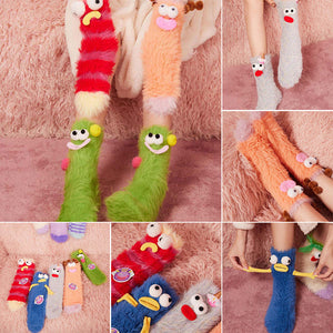 🥳🧦3D udda ansiktsstrumpor