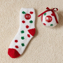 Ladda upp bild till gallerivisning, 🎄🧦Kreativ presentask med runda bollar och julstrumpor
