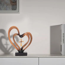Ladda upp bild till gallerivisning, Jesus Entwined Hearts Cross
