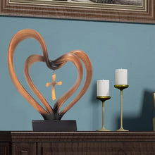 Ladda upp bild till gallerivisning, Jesus Entwined Hearts Cross
