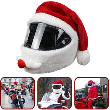 Ladda upp bild till gallerivisning, Jultomten Motorcykelhjälmskydd
