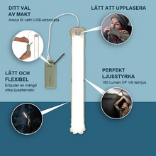 Ladda upp bild till gallerivisning, Bärbar uppblåsbar hopfällbar ponny lampa
