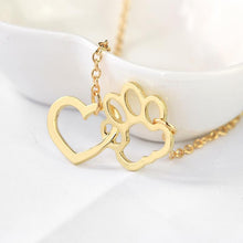 Ladda upp bild till gallerivisning, Hundtass halsband med hängsmycke
