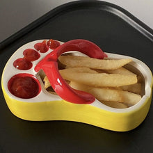Ladda upp bild till gallerivisning, Rolig pommes frites askkopp eller tallrik
