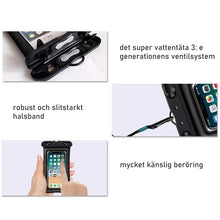 Ladda upp bild till gallerivisning, Vattentät telefonväska påse
