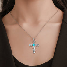 Ladda upp bild till gallerivisning, Lucky Eye Cross-halsband och örhängen
