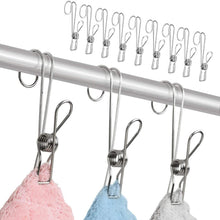 Ladda upp bild till gallerivisning, Rostfritt stål Metal Long Tail Clip (6 st/set)
