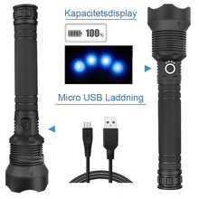 Ladda upp bild till gallerivisning, LED super ljus ficklampa
