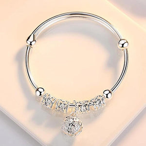 Blomma Genomresa Pärla Klocka Armband