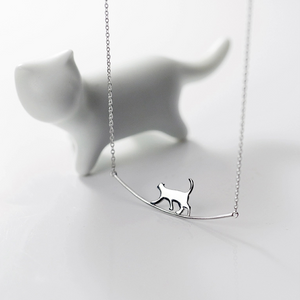 Cute walking cat halsband
