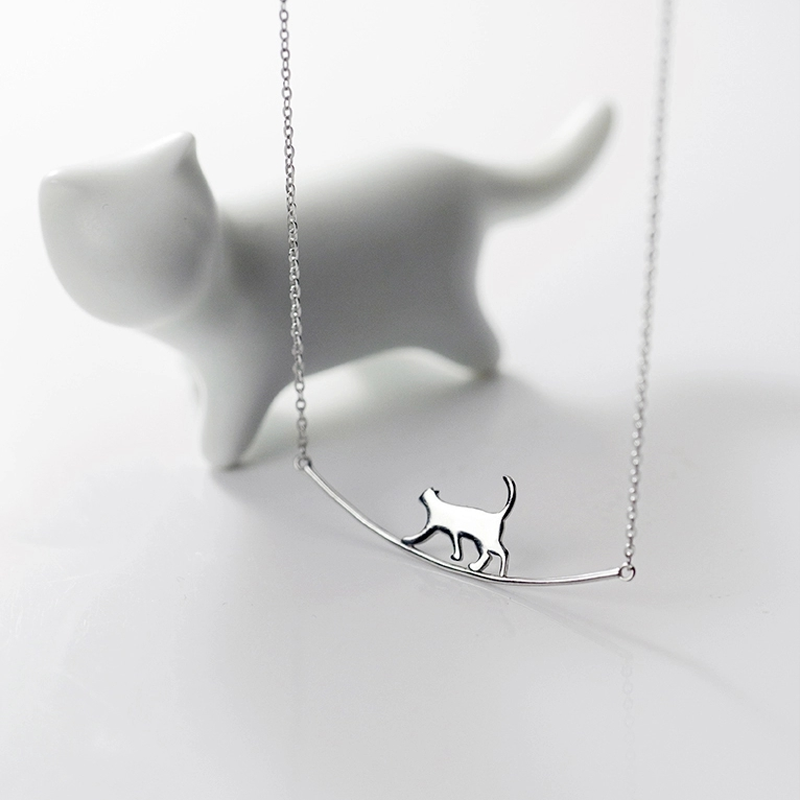 Cute walking cat halsband