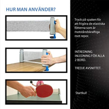 Ladda upp bild till gallerivisning, Infällbart Bordtennisnät
