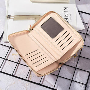 Telefonväska för kvinnor enfärgad crossbody-väska
