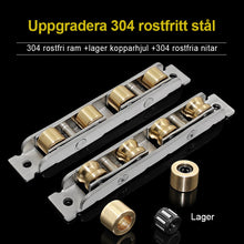 Ladda upp bild till gallerivisning, Remskiva i rostfritt stål och koppar (2 st)

