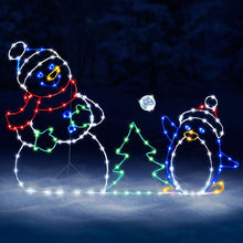 Ladda upp bild till gallerivisning, Lekfullt animerat snöbollsljus
