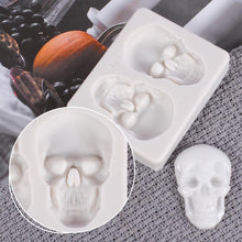 Ladda upp bild till gallerivisning, 3D skalle kakform
