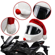Ladda upp bild till gallerivisning, Jultomten Motorcykelhjälmskydd
