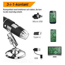 Ladda upp bild till gallerivisning, Domom® USB Digital Microscope LED PC-anslutbar Digital
