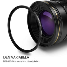Ladda upp bild till gallerivisning, ND2-400 Neutrale Dichtheid Fader Variabelt ND Filter
