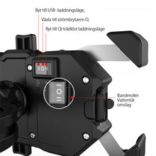 Ladda upp bild till gallerivisning, Trådlös laddare för mobiltelefoner för motorcykel
