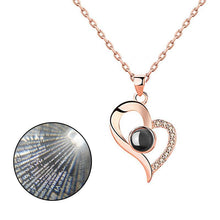 Ladda upp bild till gallerivisning, Love Projection Heart Halsband
