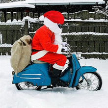 Ladda upp bild till gallerivisning, Jultomten Motorcykelhjälmskydd
