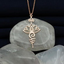 Ladda upp bild till gallerivisning, Lotusblomma halsband
