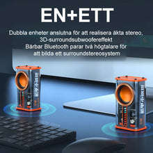 Ladda upp bild till gallerivisning, Transparent Mecha trådlös Bluetooth-högtalare
