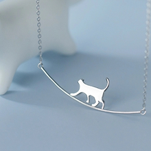 Ladda upp bild till gallerivisning, Cute walking cat halsband
