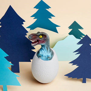Nattlampa med dinosaurieägg