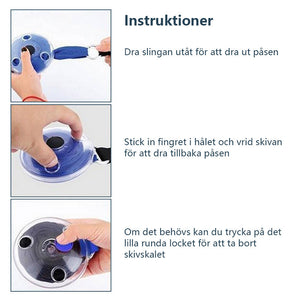 Bärbar Skivväska