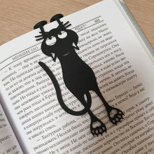 Ladda upp bild till gallerivisning, Cutout Black Kitten Bookmark

