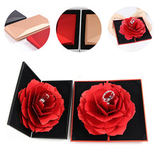 Ladda upp bild till gallerivisning, 3D Rose Ring Box
