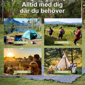 Fällbar ficka picknickmatta
