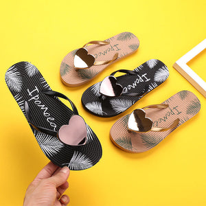 Hjärtflip flops för kvinnor