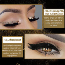 Ladda upp bild till gallerivisning, Vattentät och återanvändbar eyeliner och ögonfransdekal
