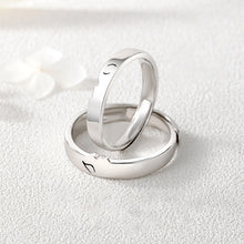Ladda upp bild till gallerivisning, En kyss Sterling Silver Par Ringar Alla hjärtans dag presentguide
