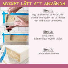 Ladda upp bild till gallerivisning, DIY Tårtstencil
