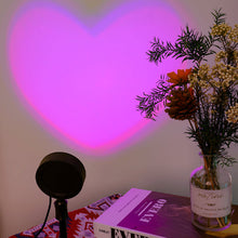 Ladda upp bild till gallerivisning, Hjärtformad solnedgångslampa
